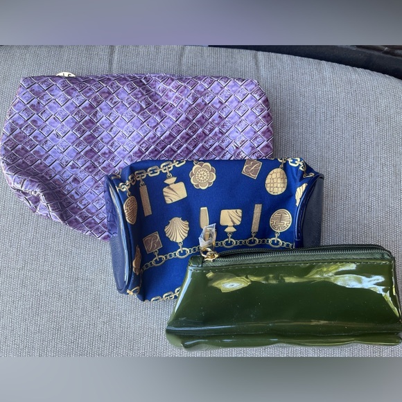 Lot of 3 Estee Lauder Pouches/Make up/Cosmetic Bags - Picture 2 of 11